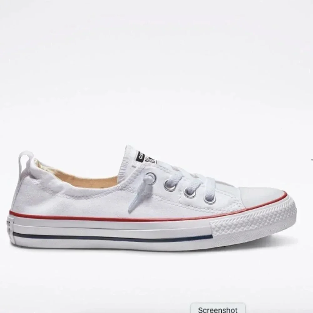 Chuck Taylor All Star Shoreline Slip On Sneakers Shoes White Sz 6.5